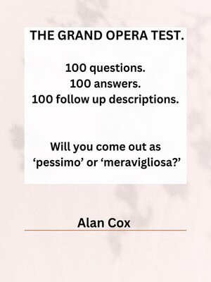 cover image of The Grand Opera Test